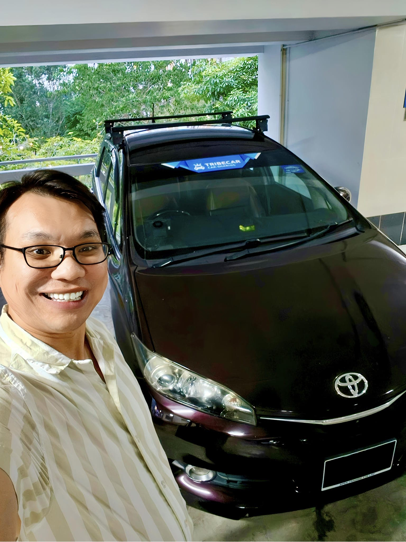 Noorazhar with a Tribecar