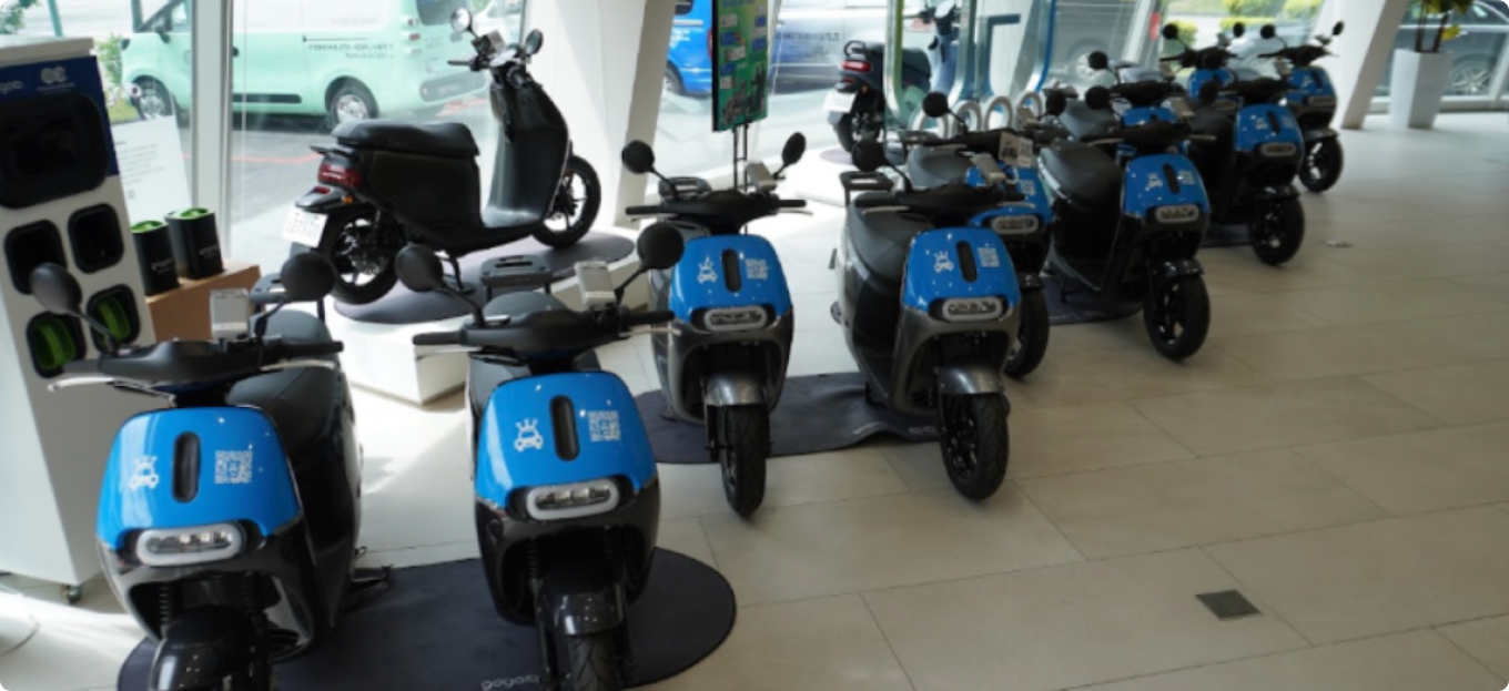 Gogoro electric scooters with Cycle & Carriage